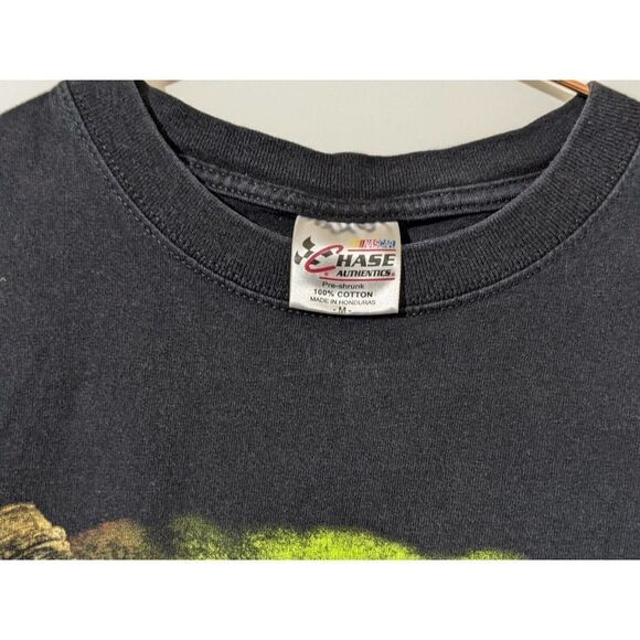 Carl Edwards 99 Roush Fenway Racing Black NASCAR T-shirt Medium Chase Authentics - Picture 3 of 6